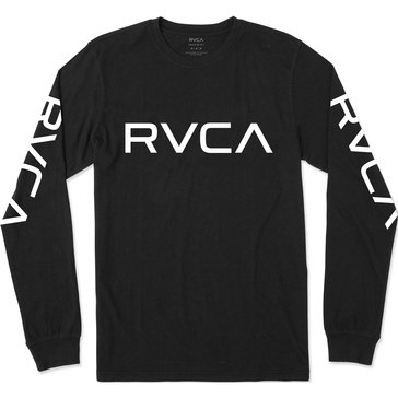RVCA Big Boys' Big Logo Long Sleeve Tee