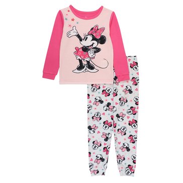 AME Disney Baby Girls Flower Surprise Minnie 2 Piece Pajamas