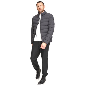 Calvin Klein Men's Basic Puffer With Stand Collar Jacket