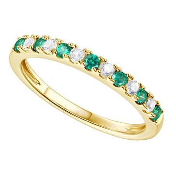 Created Emerald Ring