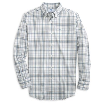 Southern Tides Men's Long Sleeve Highsmith Plaid Sportshirt