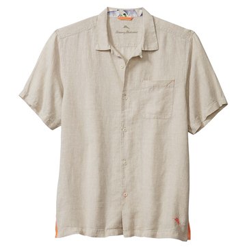 Tommy Bahama Men's Short Sleeve Sea Glass Camp Shirt