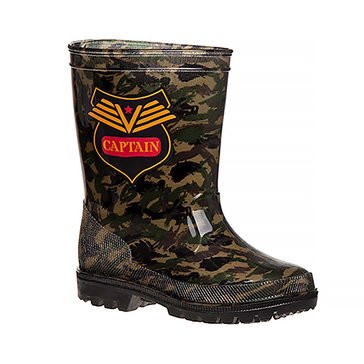 Rugged Bear Little Boys' Captain Rain Boots