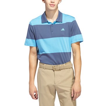 Adidas Men's Golf Colorblock Rugy Stripe Polo 