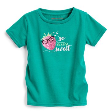 Liberty & Valor Little Girls Berry Graphic Tee