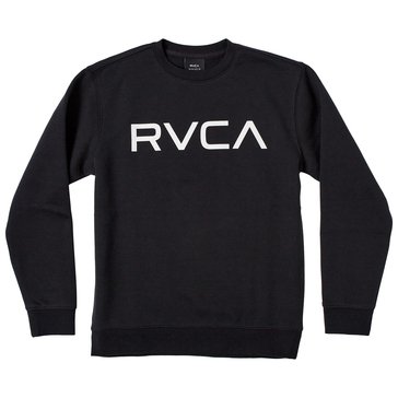 RVCA Big Boys Logo Crew Fleece Sweatshirt