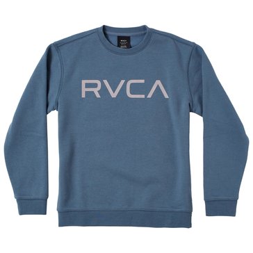 RVCA Big Boys Logo Crew Fleece Sweatshirt