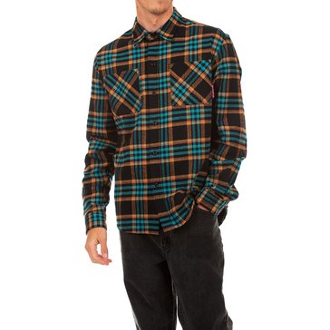 Gotcha Men's Long Sleeve Darwin Woven Shirt