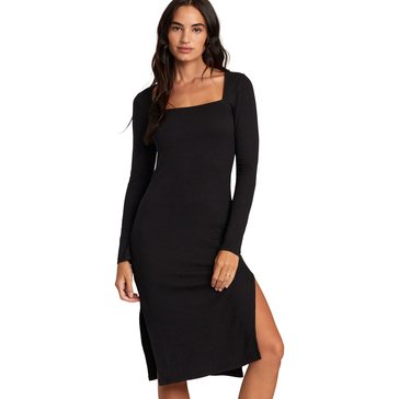 RVCA Women's Avenue Long Sleeve Knit Dress