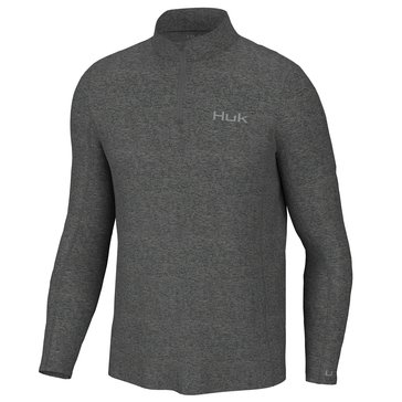 Huk Men's Coldfront Quarter Zip Long Sleeve Knit Shirt
