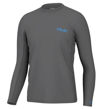 Huk Men's Icon-X Long Sleeve Performance Crew Shirt