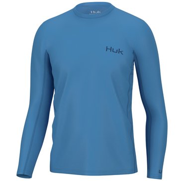 Huk Men's Icon-X Long Sleeve Performance Crew Shirt