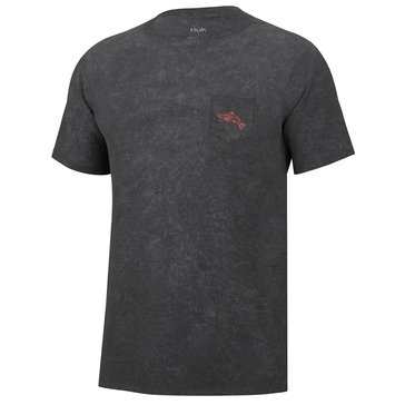 Huk Men's Short Sleeve Mineral Wash Tee