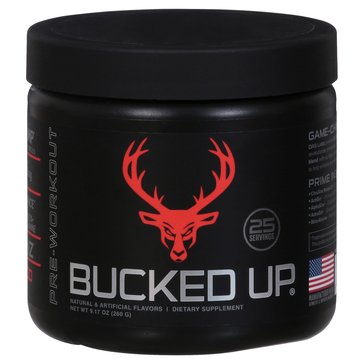 Bucked Up Pre-Workout Powder, 25-Servings