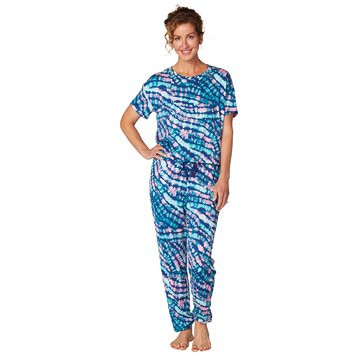 Yarn & Sea Short Sleeve Tie-Dye Jogger Set