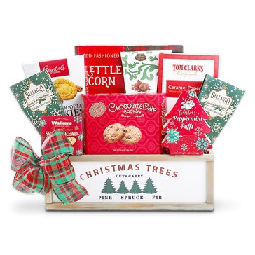 The Gifting Group Cut & Carry Christmas Trees Crate