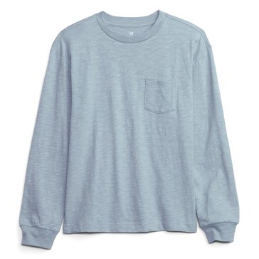 Gap Big Boys' Long Sleeve Pocket Tee