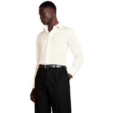 Banana Republic Men's Clean Bodied Sateen Shirt