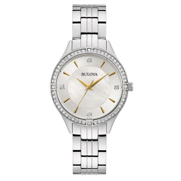 Bulova Women's Quartz Crystal Classic Bracelet Watch