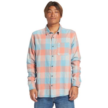 Quiksilver Mens Lightweight Motherfly Long Sleeve Flannel Shirt
