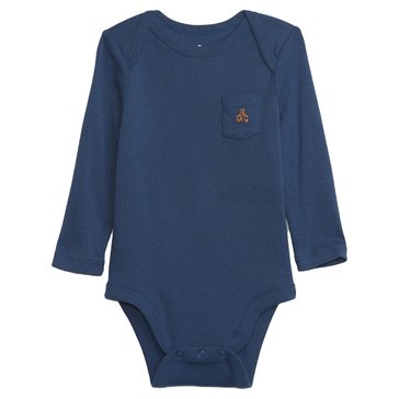 Gap Baby Boys' Long Sleeve Pocket Tee