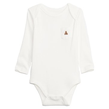 Gap Baby Boys' Long Sleeve Pocket Tee