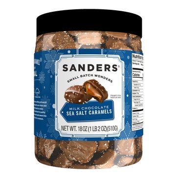 Sanders Milk Chocolate Sea Salt Caramel, 18oz