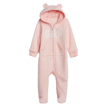 Gap Baby Girls' Logo Fleece Coverall