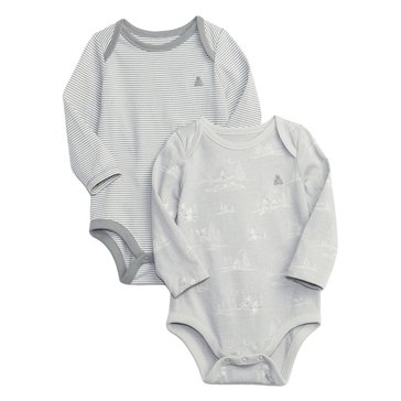 Gap Baby Boys' Long Sleeve Bodysuits 2-Pack