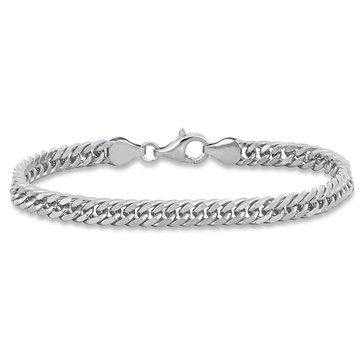 Sofia B. Men's Double Curb Link Bracelet