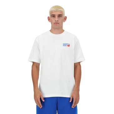 New Balance Mens Athletics Relaxed Premium Logo T-Shirt