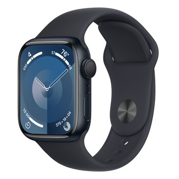 Apple Watch Series 9 GPS + Cellular Aluminum with Sport Band - Medium/Large