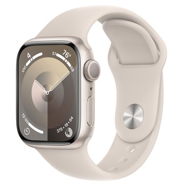 Apple Watch Series 9 GPS  Aluminum with Sport Band - Medium/Large