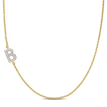 Sofia B. Diamond Accent Initial Pendant