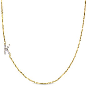 Sofia B. Diamond Accent Initial Pendant