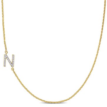 Sofia B. Diamond Accent Initial Pendant