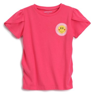 Liberty & Valor Toddler GIrls' Flutter Sleeve Tee