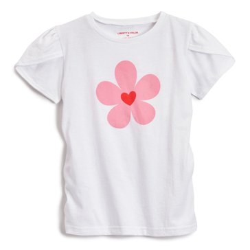 Liberty & Valor Big GIrls' Flutter Sleeve Tee