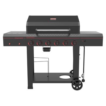 Nexgrill Megamaster 6 Burner Open Cart Gas Grill