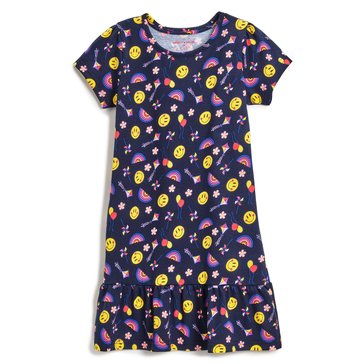 Liberty & Valor Toddler Girls' Drop Waist Knit Dress