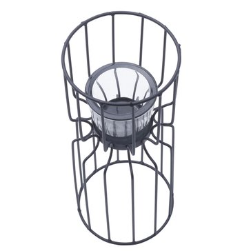 Lifetime Brands10in Black Cage Metal Votive Holder