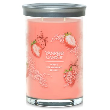 Yankee Candle White Strawberry Bellini Signature 2 Wick Tumbler