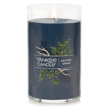Yankee Candle Bayside Cedar Signature Medium Pillar