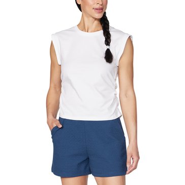 Yarn & Sea Women's Side Shirred Muscle Tee