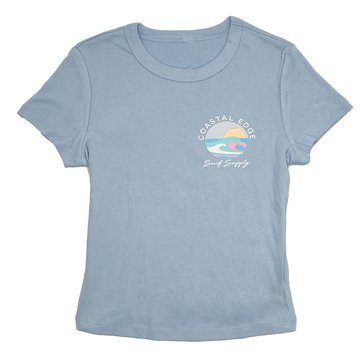 Coastal Edge Women's South End Rib Baby Tee