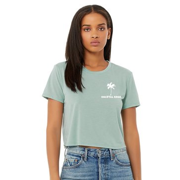 Coastal Edge Women's Sunshine State of Mind Crop Tee