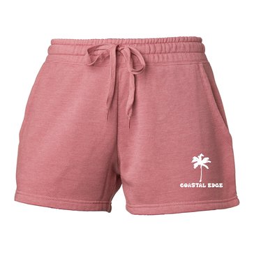 Coastal Edge Women's Sunshine Ring-spun Elastic Waist Shorts