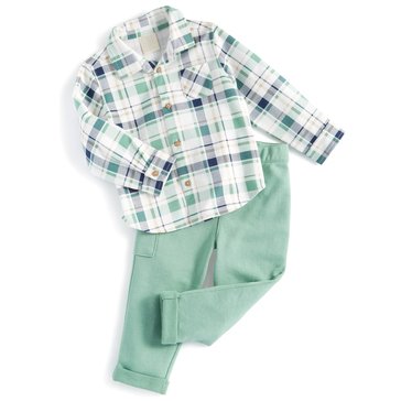 Wanderling Baby Boys' William Plaid Set