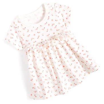 Wanderling Baby Girls' Fresh Bloom Ditsy Short Sleeve Top