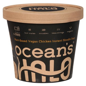 Oceans Halo Organic Vegan Big Chicken Noodle Bowl, 4oz